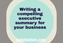 How to write a business plan executive summary