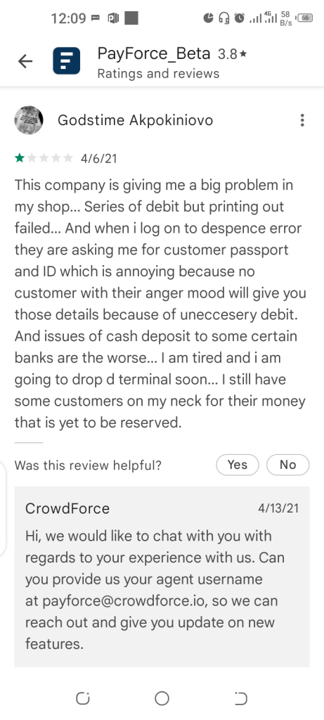 Payforce POS reviews