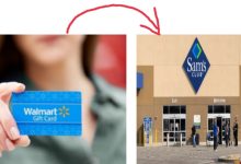 Can you use Walmart gift card at Sam's
