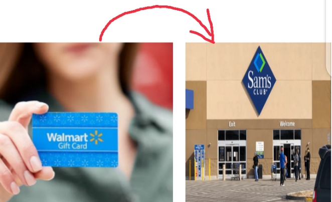 Can you use Walmart gift card at Sam's