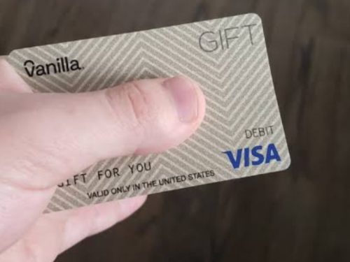 Vanilla Gift Card Error